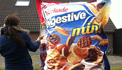 Inflatable reclame Verkade